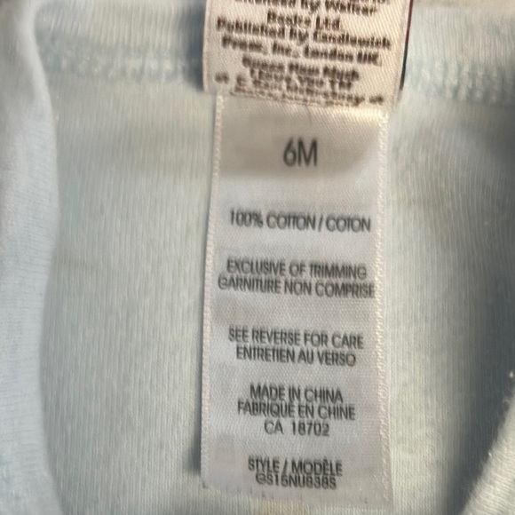 Guess How Much I love You - Blue Footie One Piece with Zipper - Picture 3 of 4